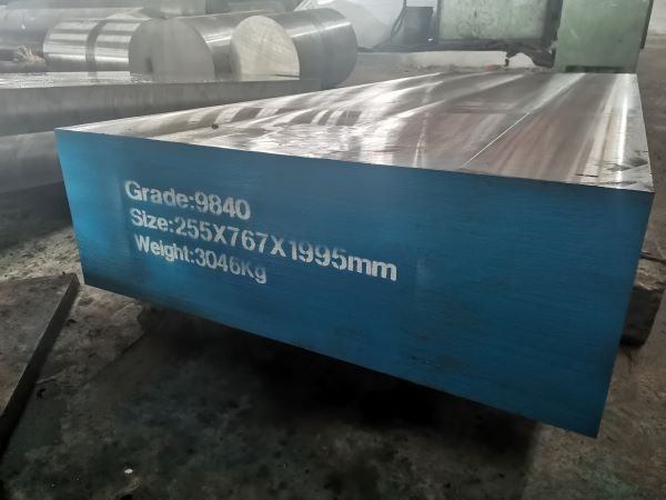 AISI 9840 Forged Flat steel with QT condition
