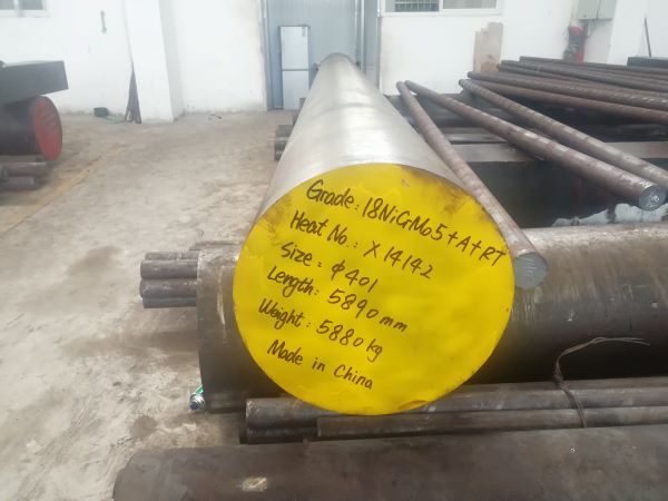 18NiCrMo5 Forged round steel with annealed condition