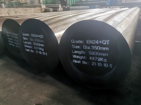 EN24+QT Forged round steel