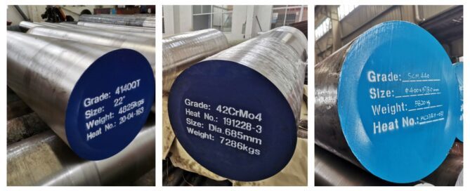 4140 steel, 42CrMo4 steel and SCM440 steel