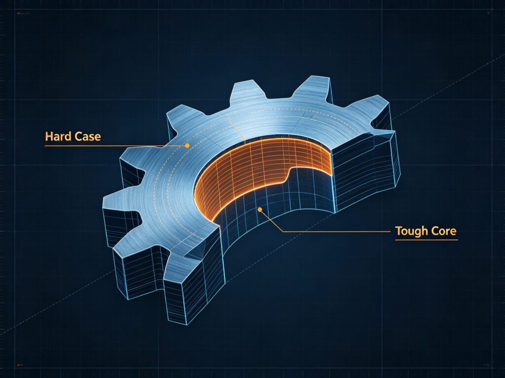 Gear carburizing